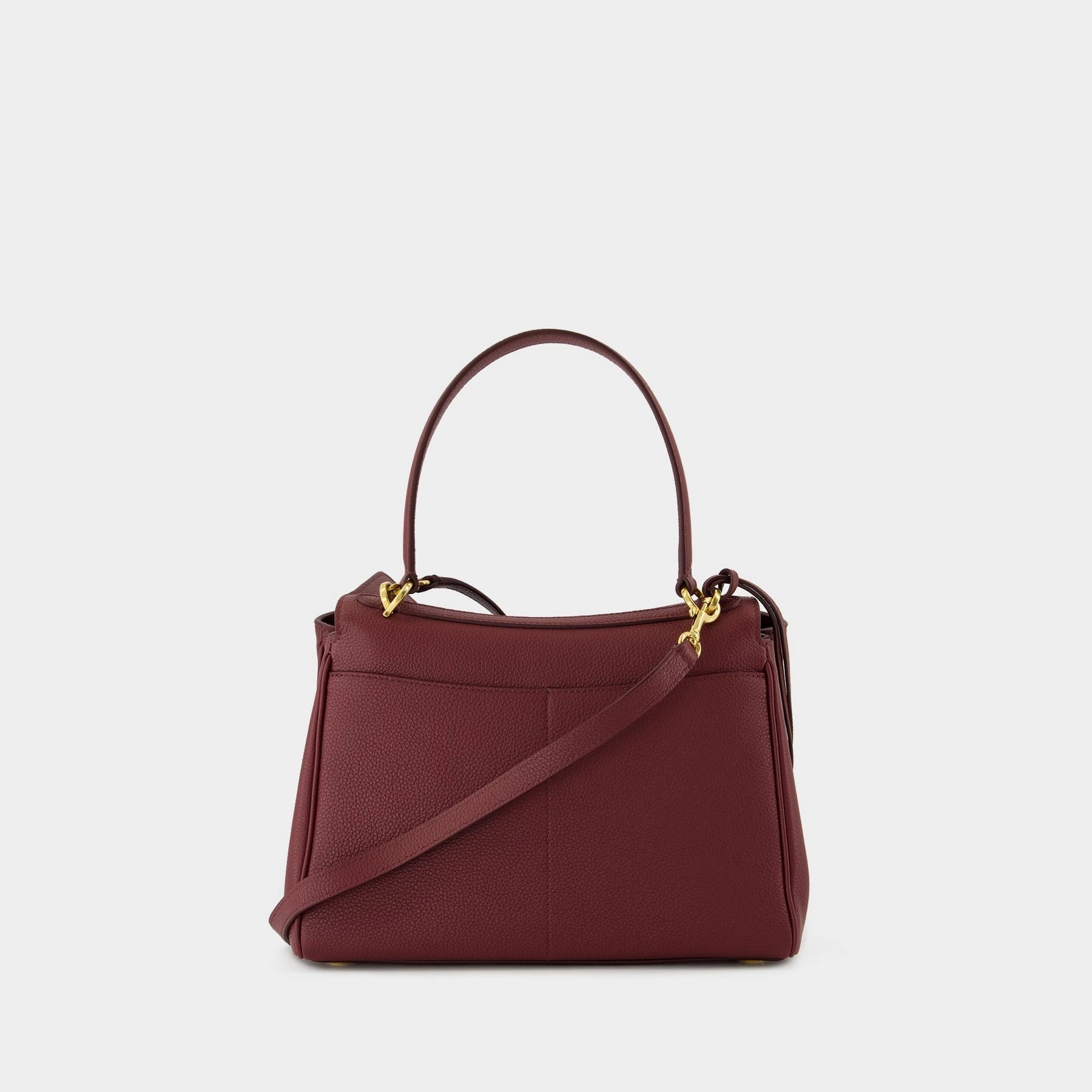 Rodeo Top Handle Small Purse - Balenciaga - Leather - Burgundy