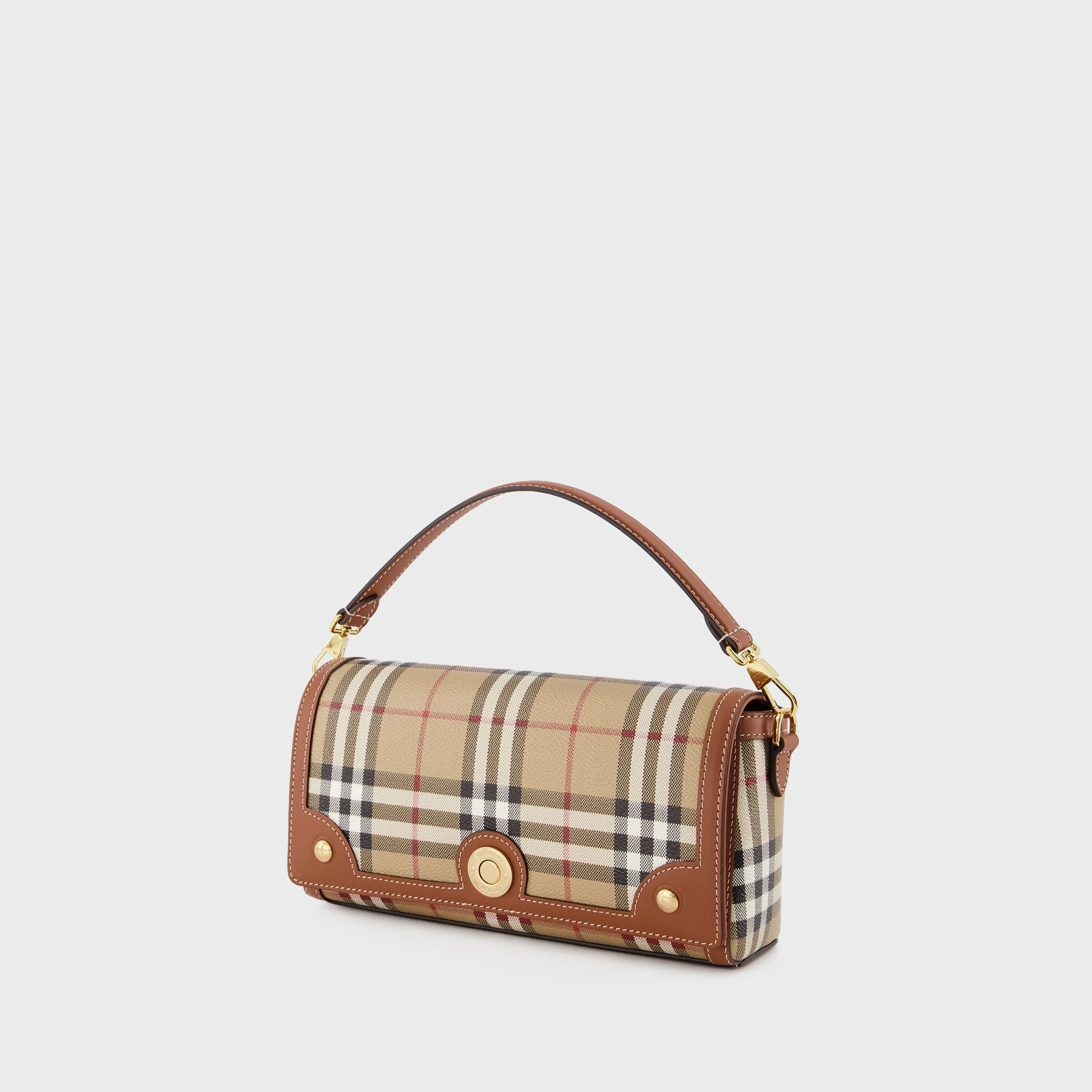 Sac  bandoulire - Burberry - Toile - Marron