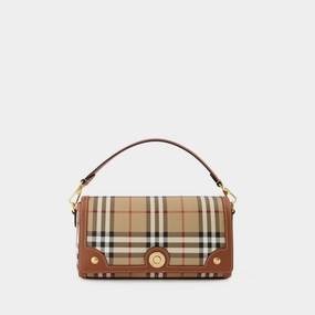 Sac  bandoulire - Burberry - Toile - Marron