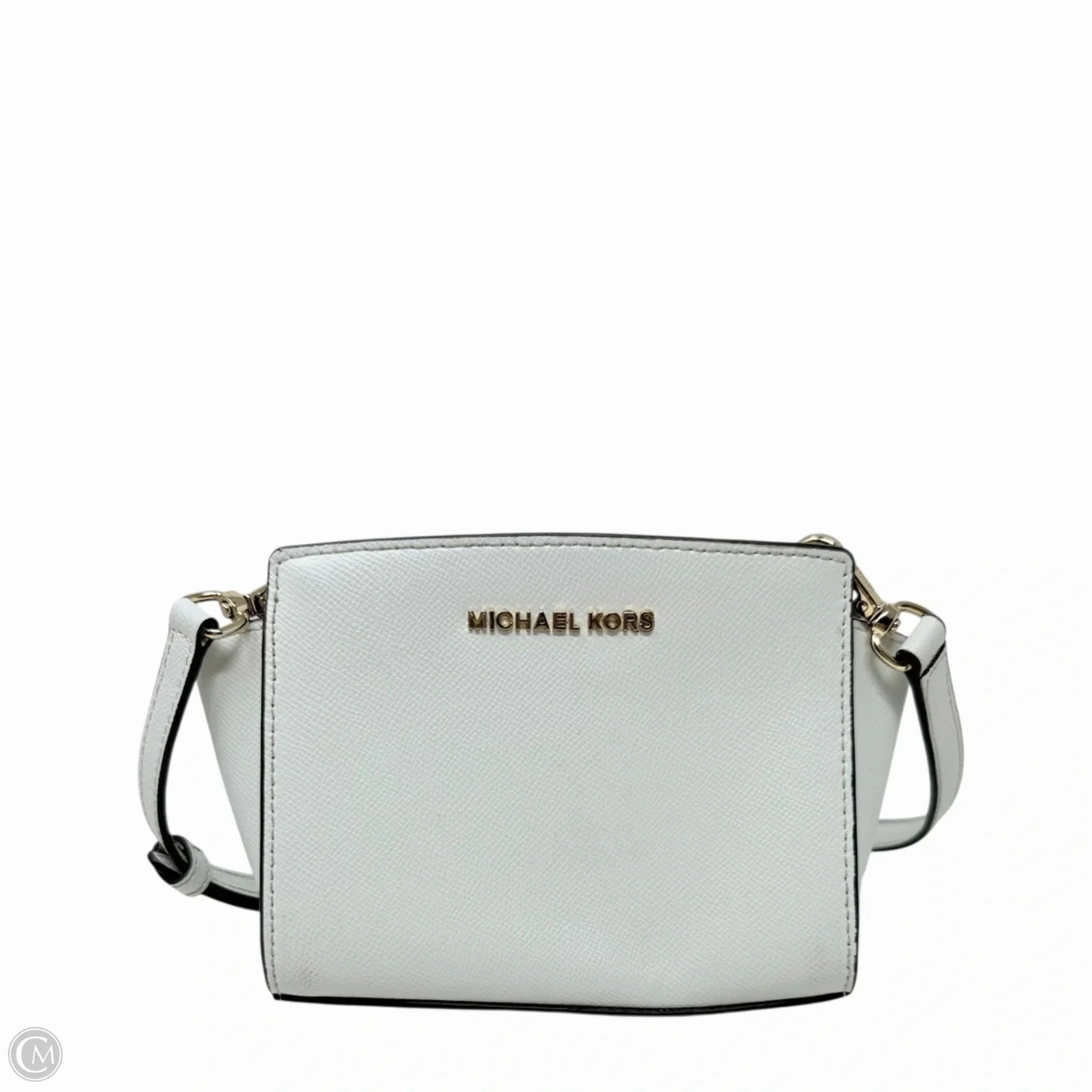 Selma Mini Crossgrain Leather Crossbody Bag Designer By Michael Kors, Size: Small