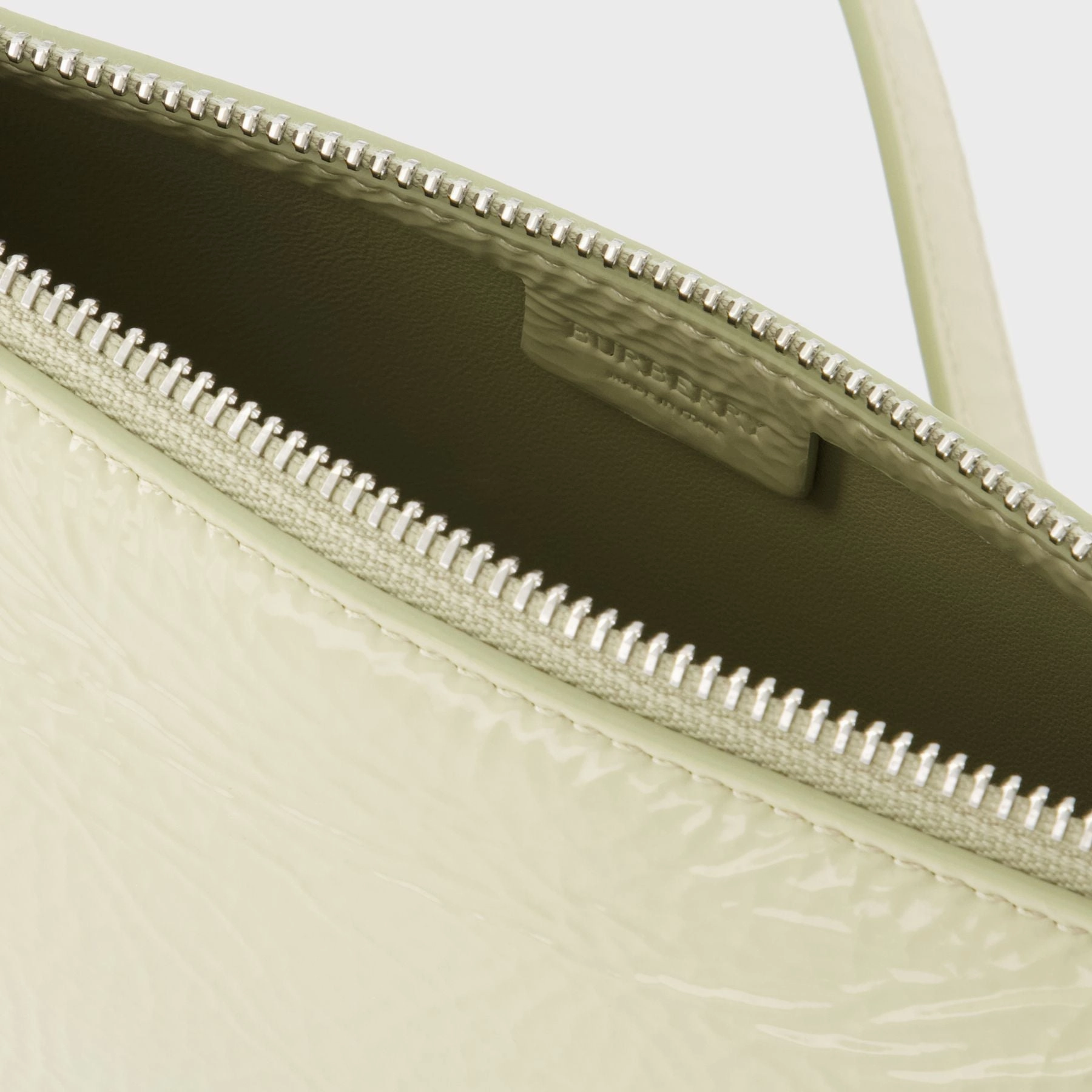 Shield Sling Mini Wallet On Chain - Burberry - Leather - Beige