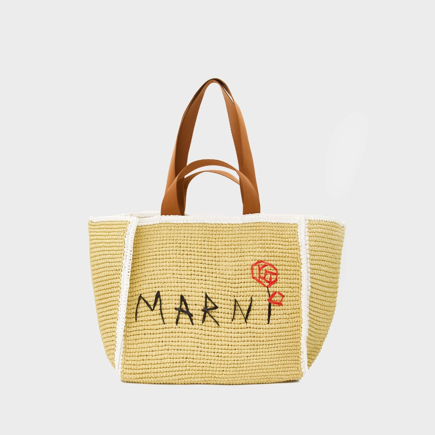 Sillo Medium Shoulder Bag - Marni - Synthetic - Beige