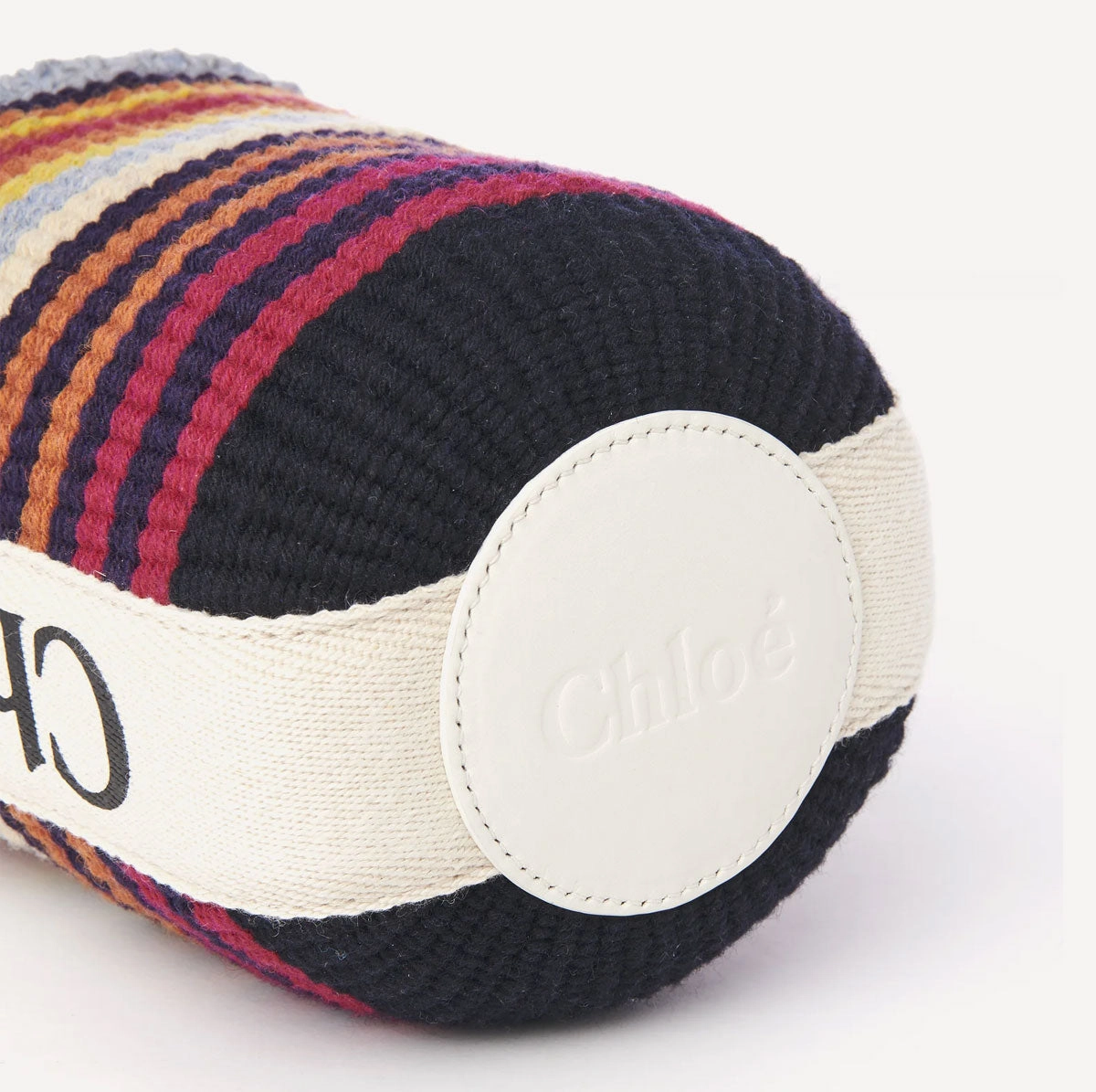 Small Striped Basket, Multi
