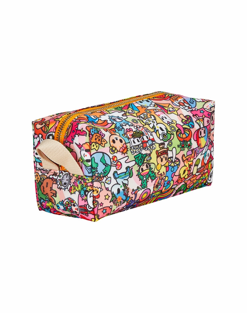 Stay Groovy Boxy Cosmetic Case