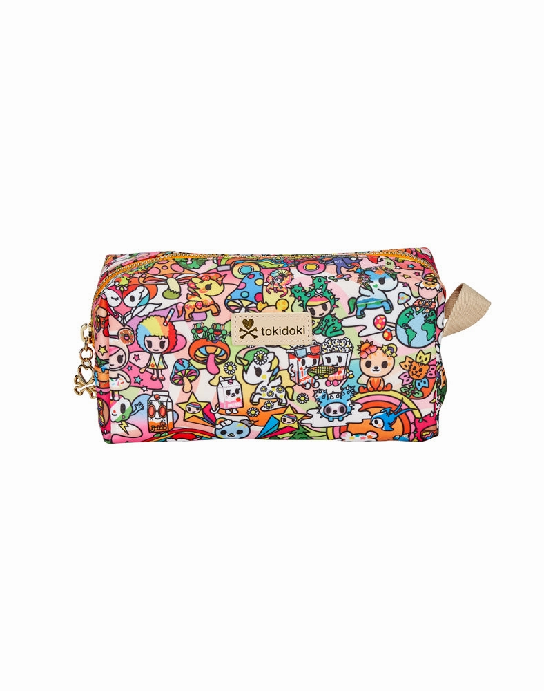 Stay Groovy Boxy Cosmetic Case