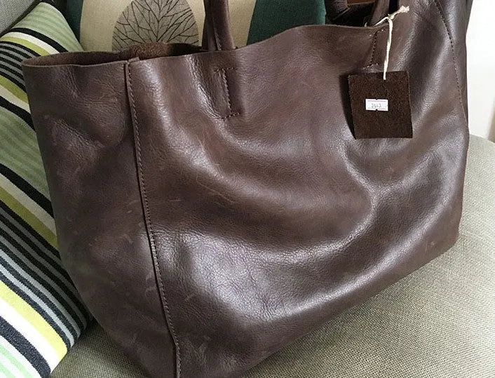 Stylish WOMENs LEATHER Tote Bag Totes Shoulder Purse FOR WOMEN