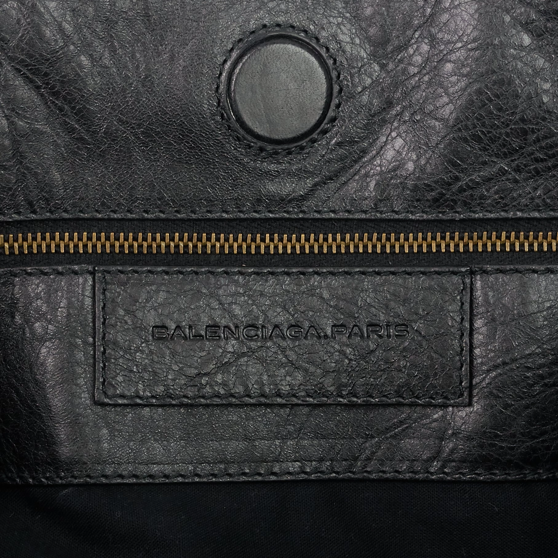 Sunday Large Lambskin Leather Tote Bag