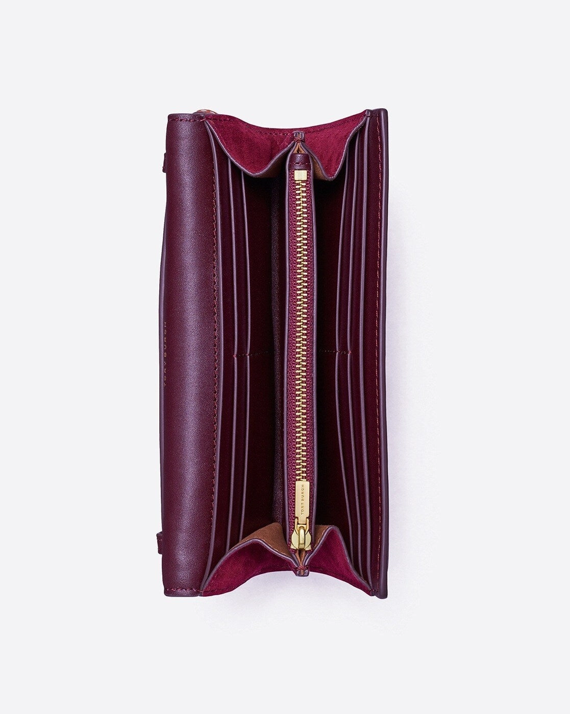 T Monogram Patent Crossbody Wallet With Adjustable Strap