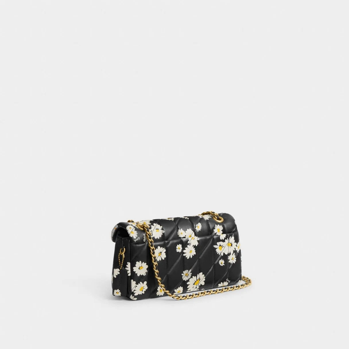 Tabby Shoulder Bag 26 With Quilting And Floral Print