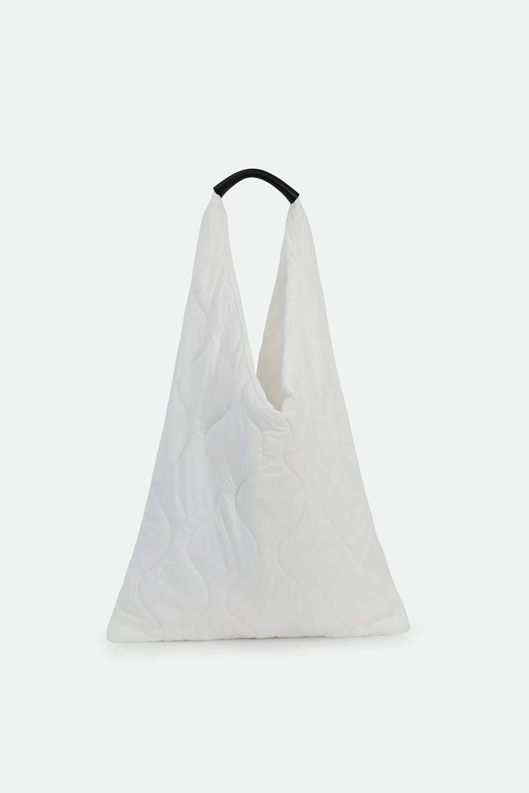 THE GALLERY TOTE QUILTED WITH LEATHER DETAIL