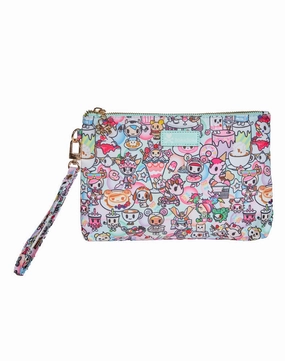tokidoki Sweet Cafe Gusset Zip Pouch Wristlet