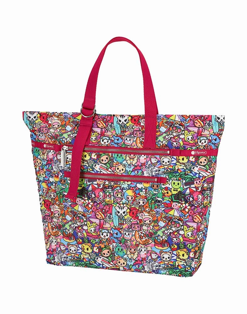 tokidoki x LeSportsac Borsa Nord-Sud - Vacanza Al Mare