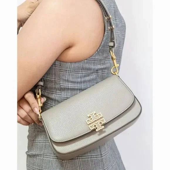 Tory Burch?Britten Convertible Crossbody Portobello Grey