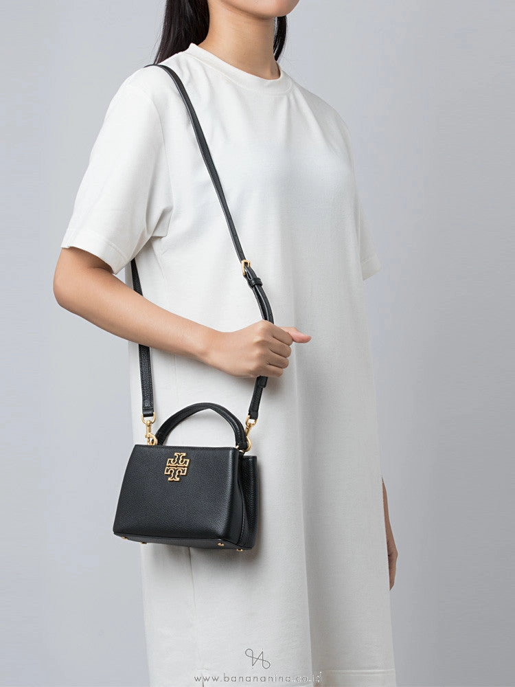 Tory Burch Britten Micro Satchel Black