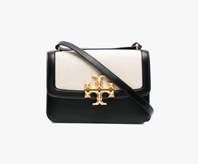Tory Burch C Eleanor Bag (Canvas black) Large