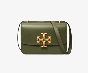 Tory Burch C Eleanor Convertible Shoulder Bag (Dark Ivy) Large