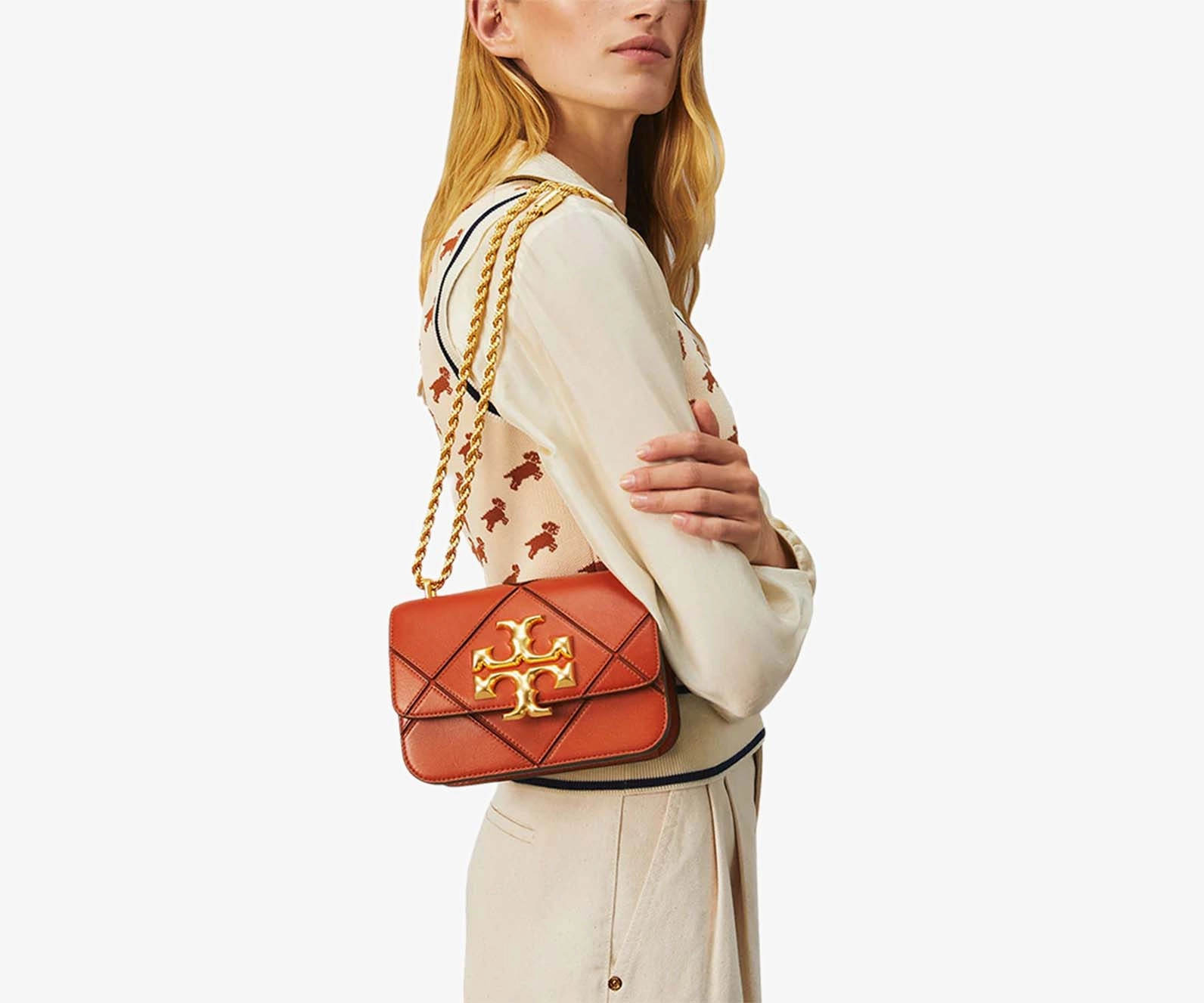 Tory Burch C Eleanor Diamond Quilt Small