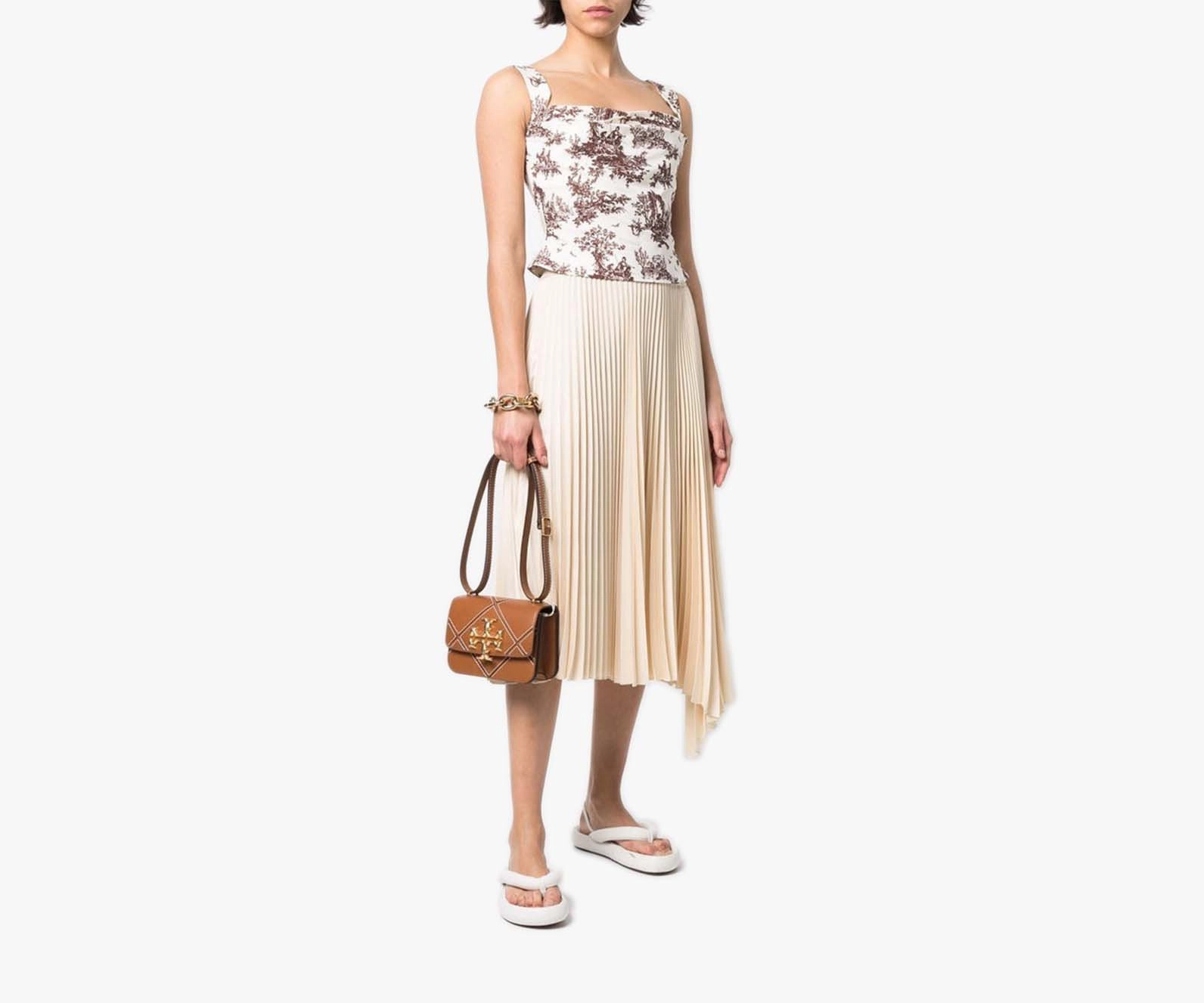 Tory Burch C Eleanor Diamond Vachetta Small