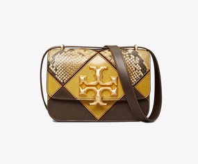 Tory Burch C Eleanor Exotic Diamond Quilt (Small)