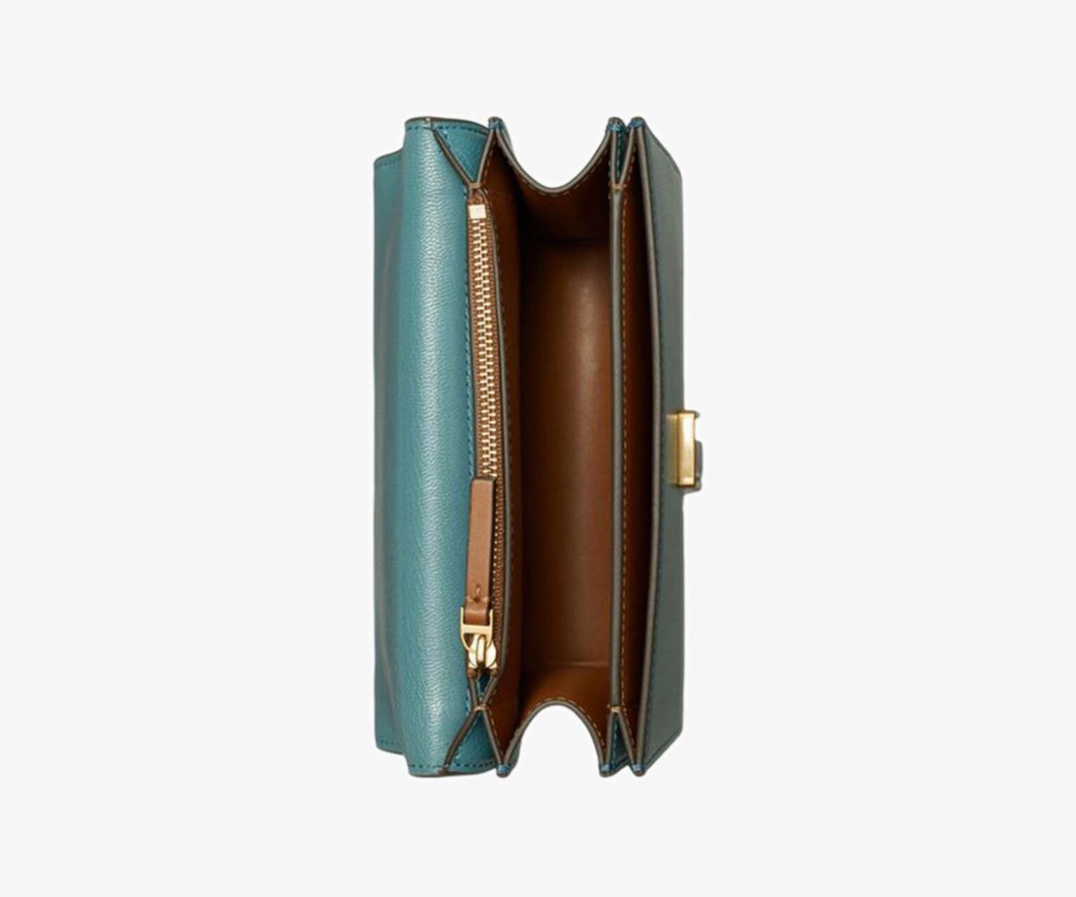 Tory Burch C Eleanor Textured Convertible Shoulder Bag (Brisk blue)
