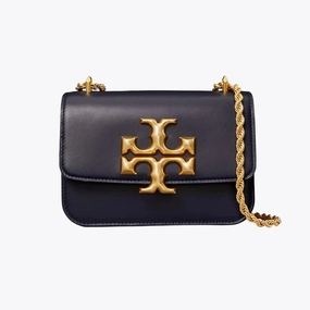 Tory Burch C Eleanor Textured Convertible Shoulder Bag Tory Navy