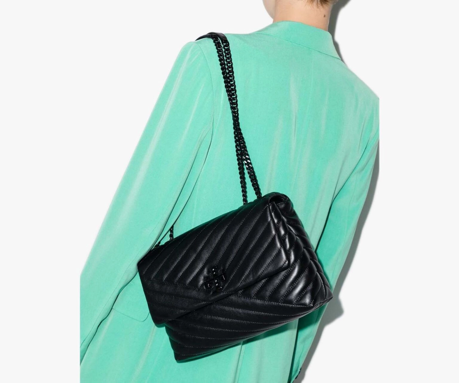 Tory Burch C Kira Chevron Convertible Shoulder Bag