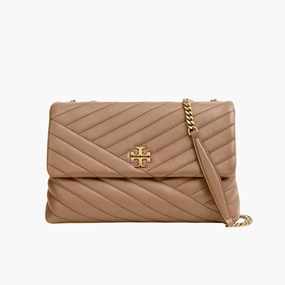 Tory Burch C Kira Chevron Convertible Shoulder Bag (Large)