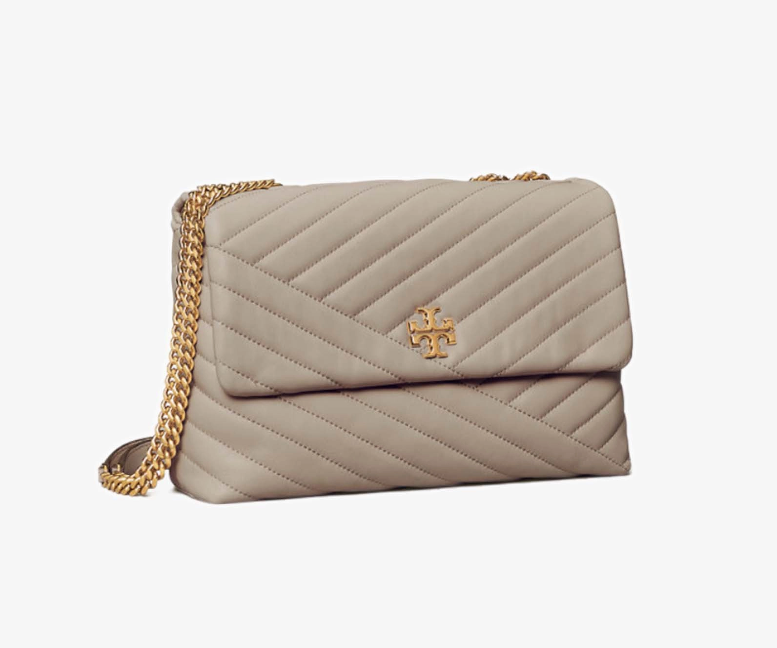 Tory Burch C Kira Chevron Convertible Shoulder Bag (Large)
