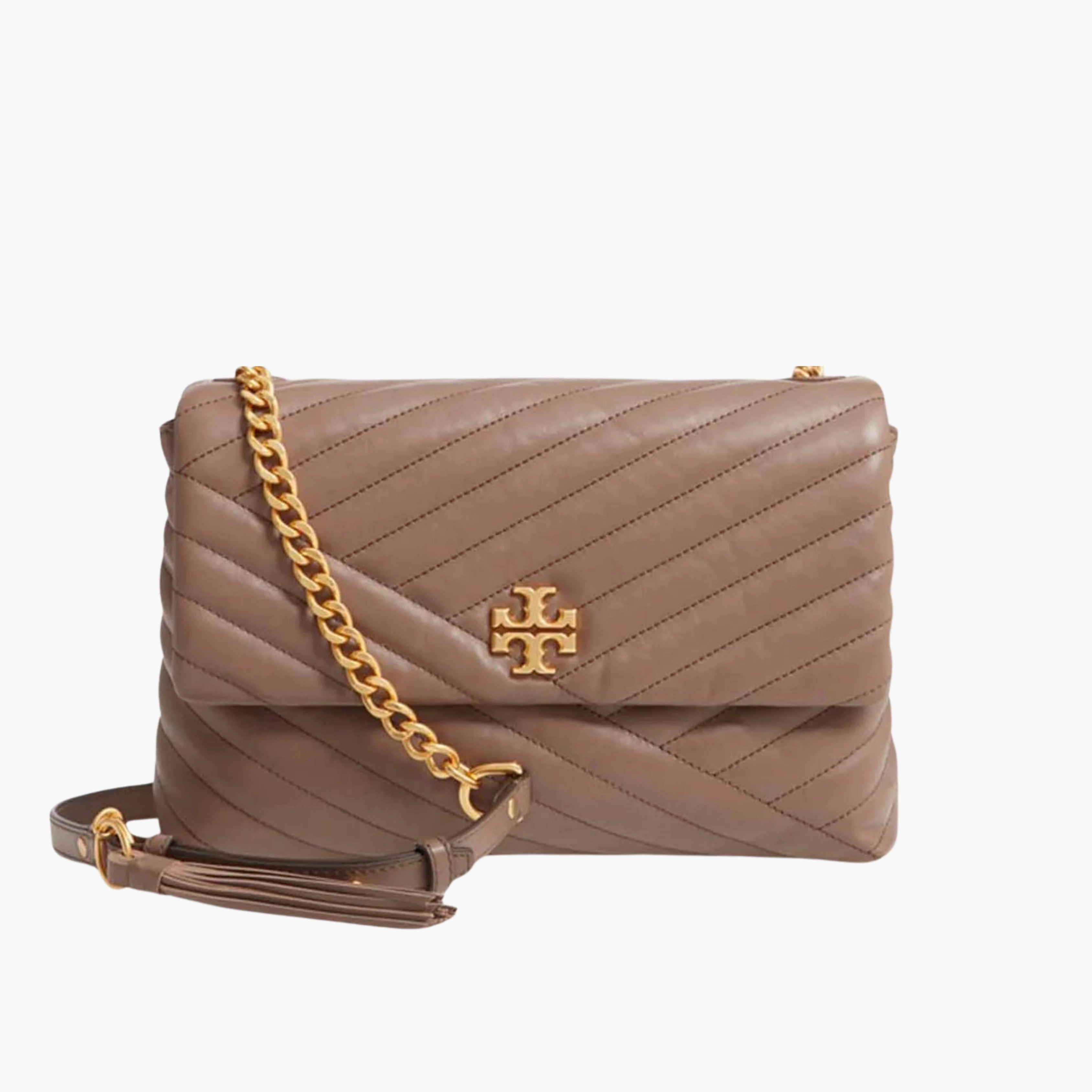 Tory Burch C Kira Chevron Convertible Shoulder Bag (Large)