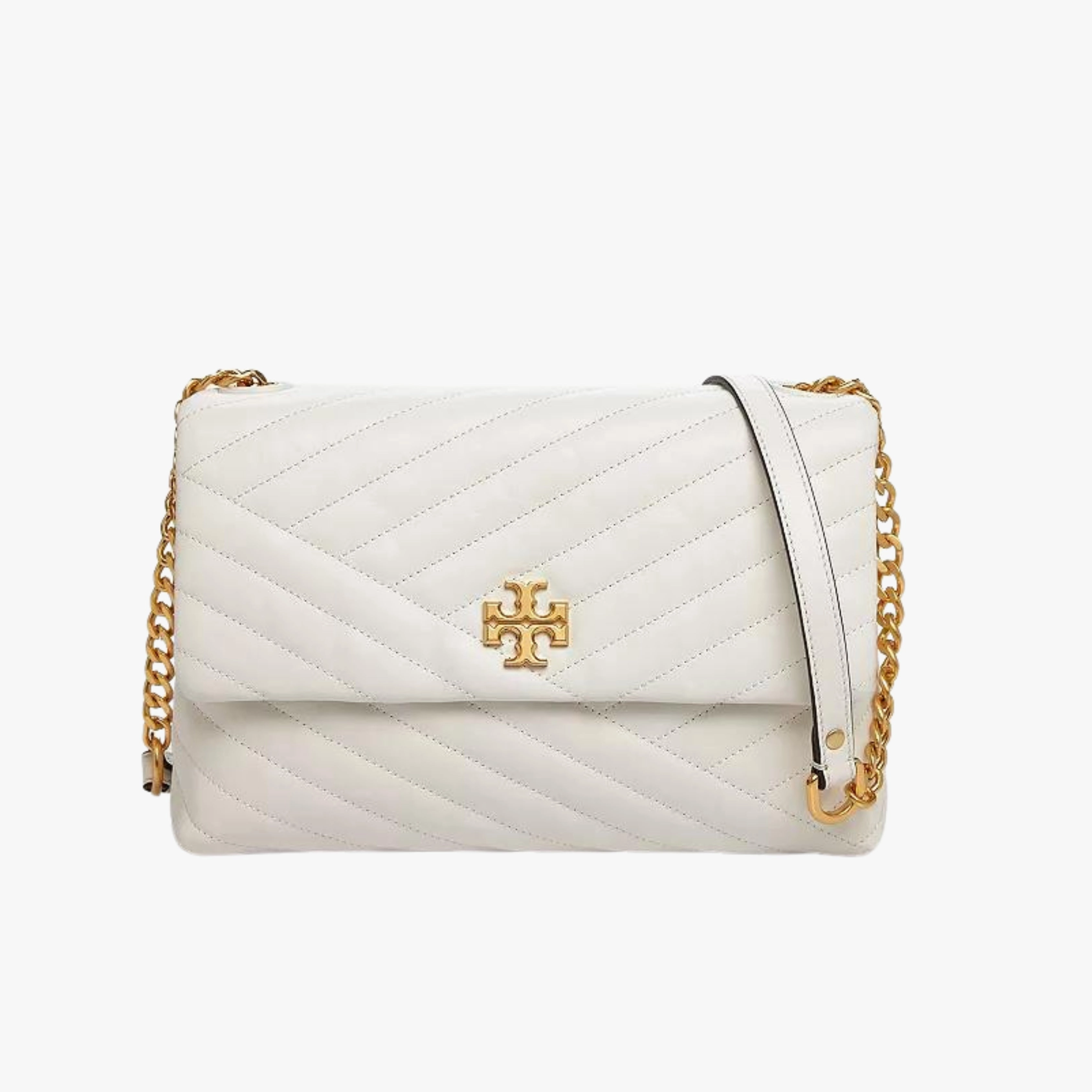 Tory Burch C Kira Chevron Convertible Shoulder Bag (Large)