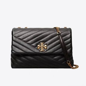 Tory Burch C Kira Chevron Convertible Shoulder Bag (Medium)