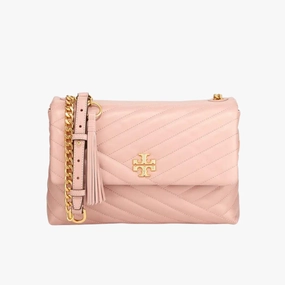 Tory Burch C Kira Chevron Flap Shoulder Bag (Medium)