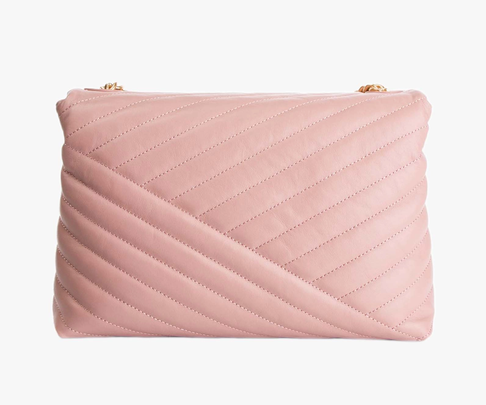 Tory Burch C Kira Chevron Flap Shoulder Bag (Medium)
