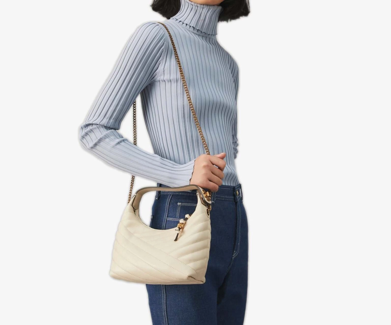 Tory Burch C Kira Chevron Half Moon