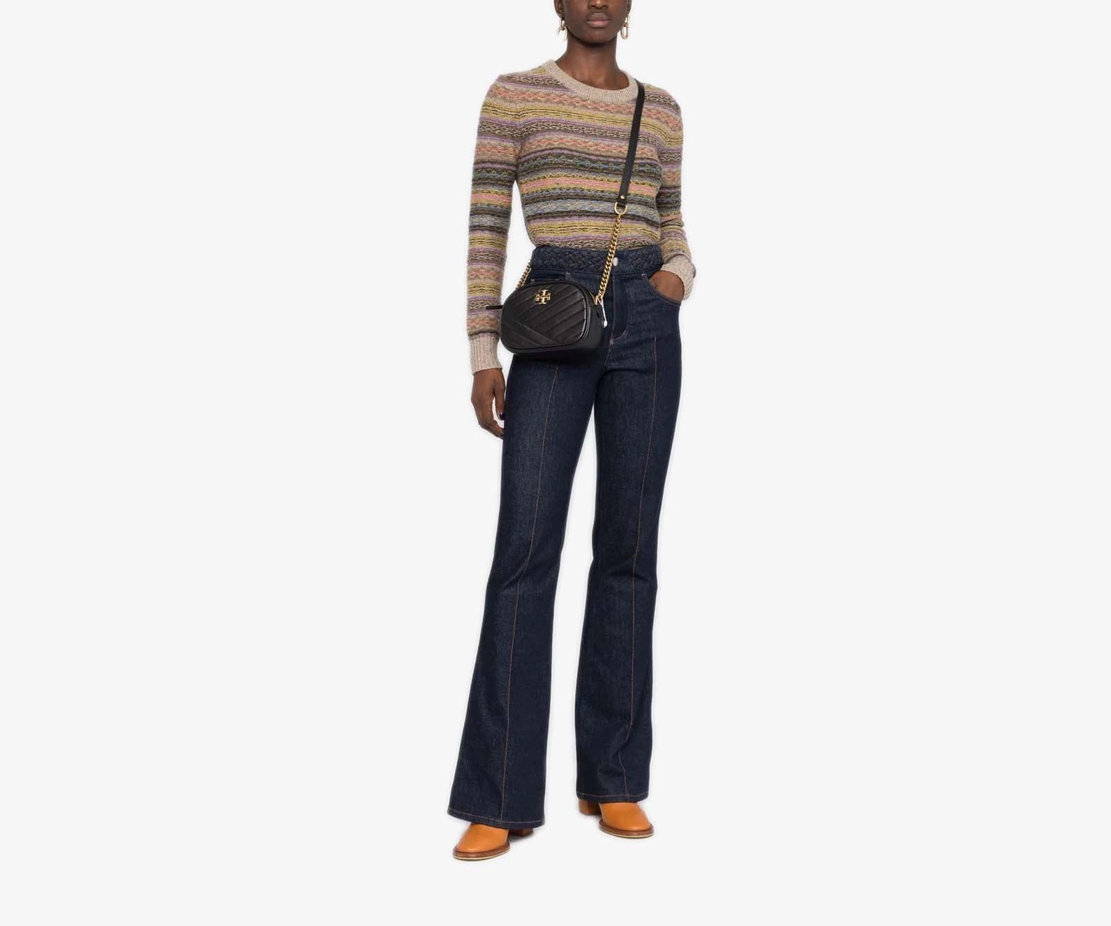 Tory Burch C Kira Chevron Small Camera Bag