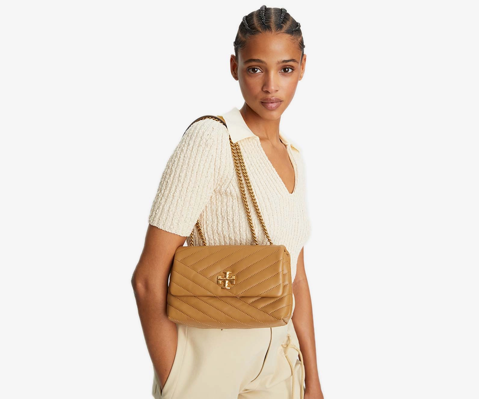 Tory Burch C Kira Chevron Small Convertible