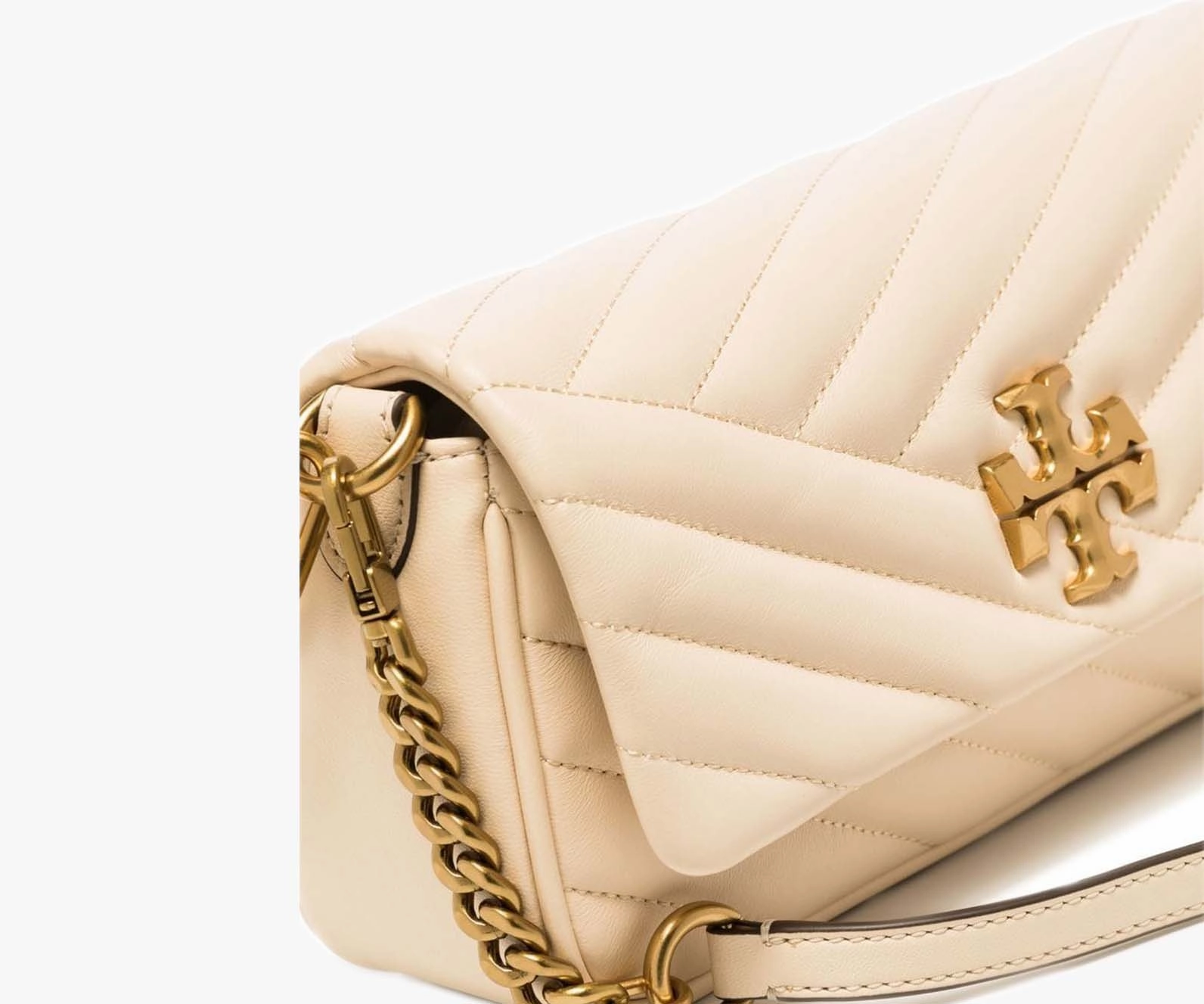Tory Burch C Kira Chevron Small Flap Shoulder
