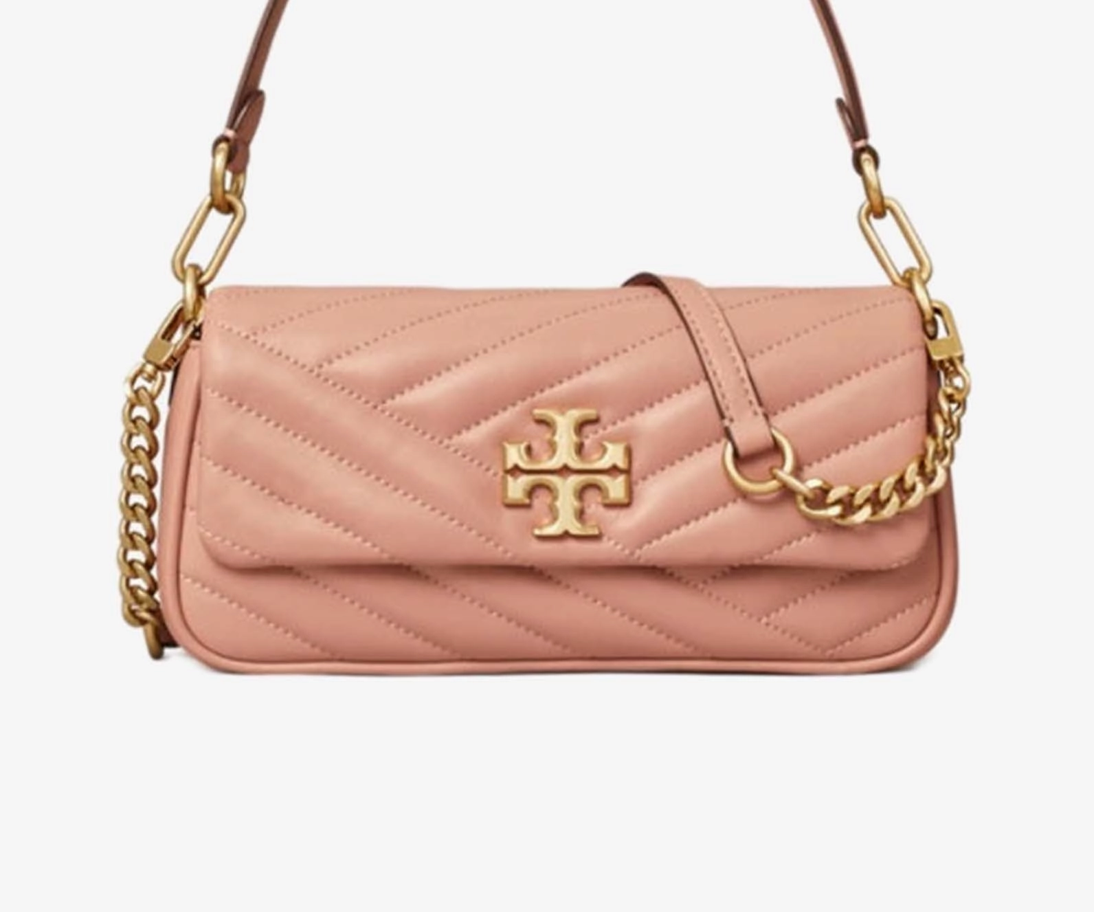 Tory Burch C Kira Chevron Small Flap Shoulder