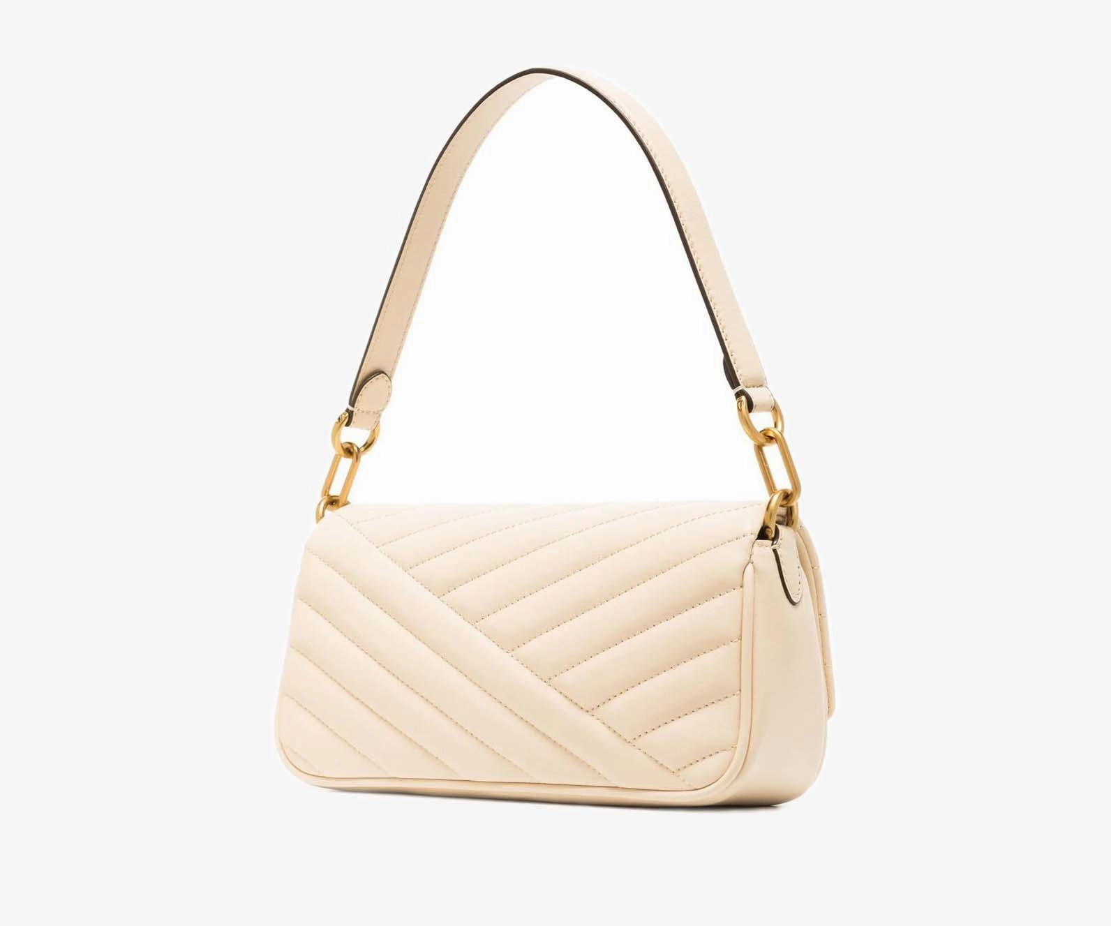 Tory Burch C Kira Chevron Small Flap Shoulder