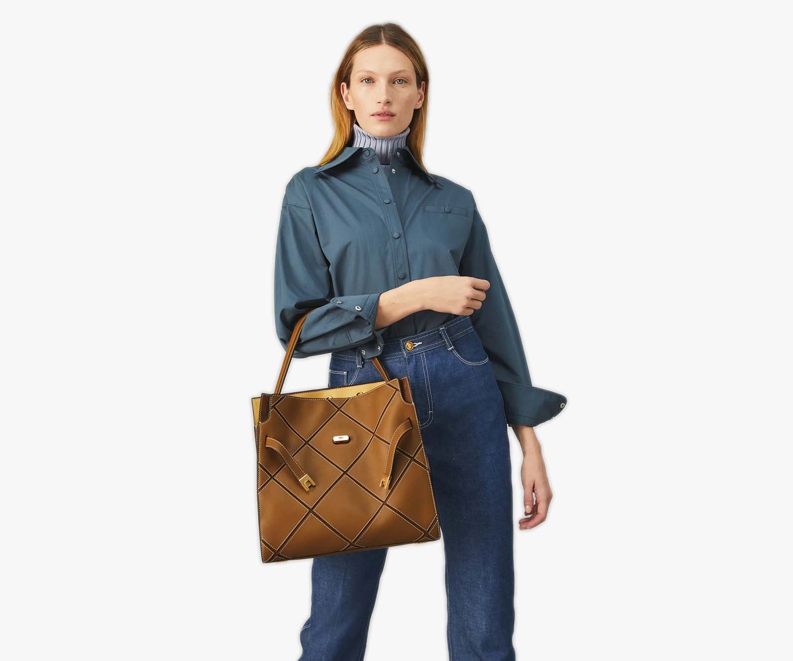 Tory Burch C Lee Radziwill Double Bag