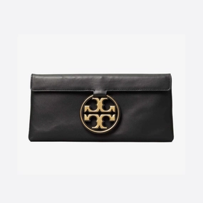 Tory Burch C Miller Metal Clutch