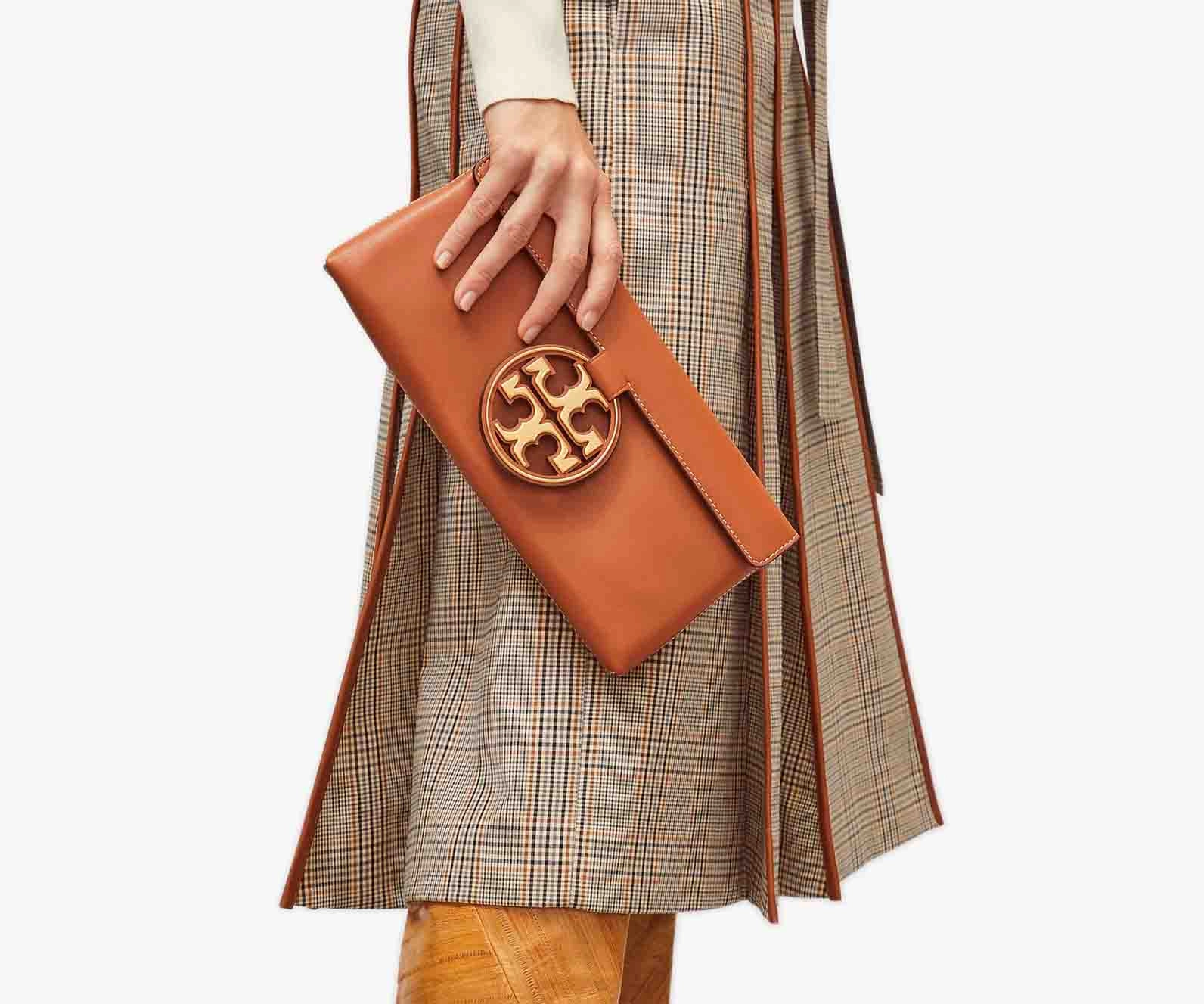 Tory Burch C Miller Metal Clutch