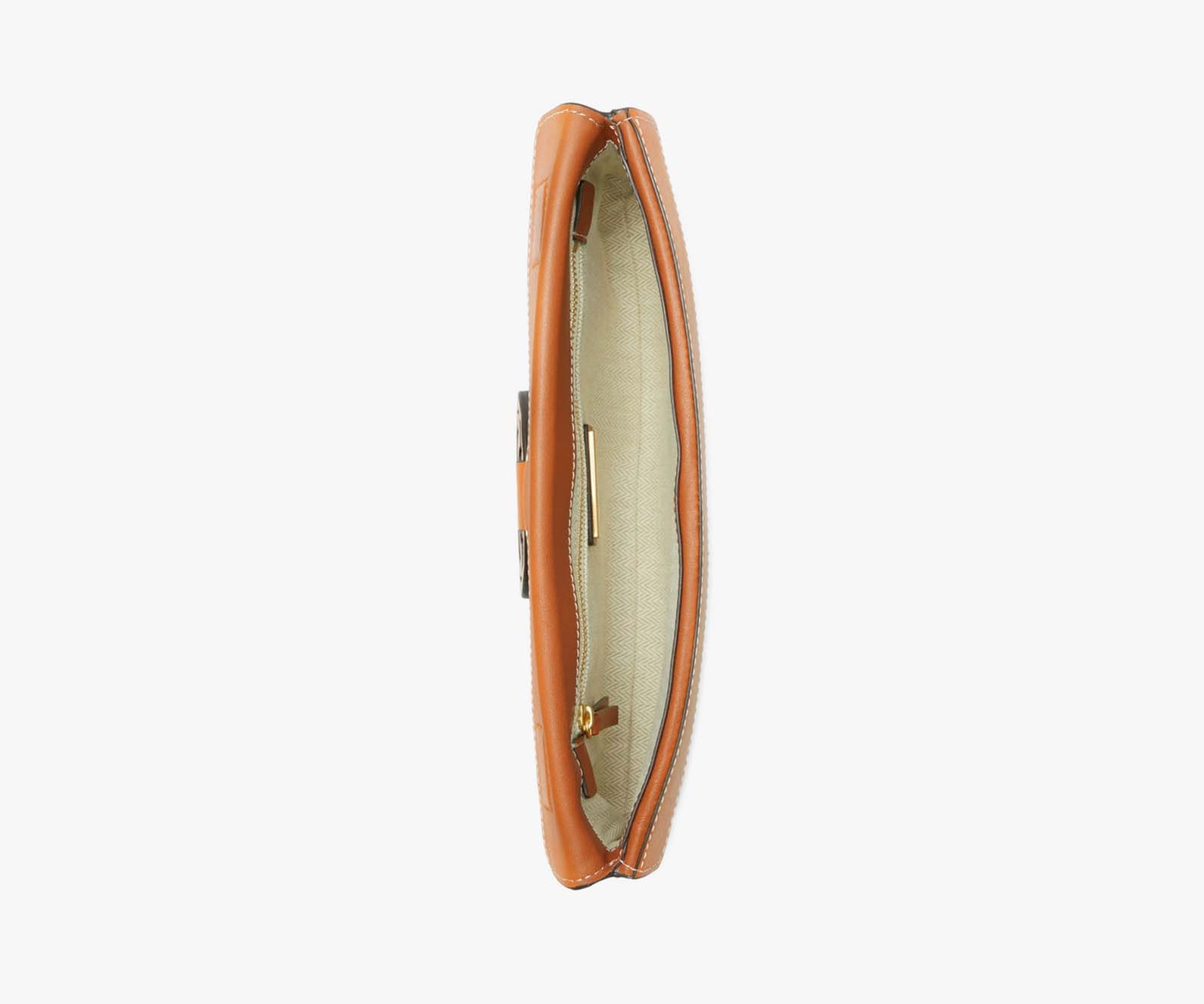 Tory Burch C Miller Metal Clutch