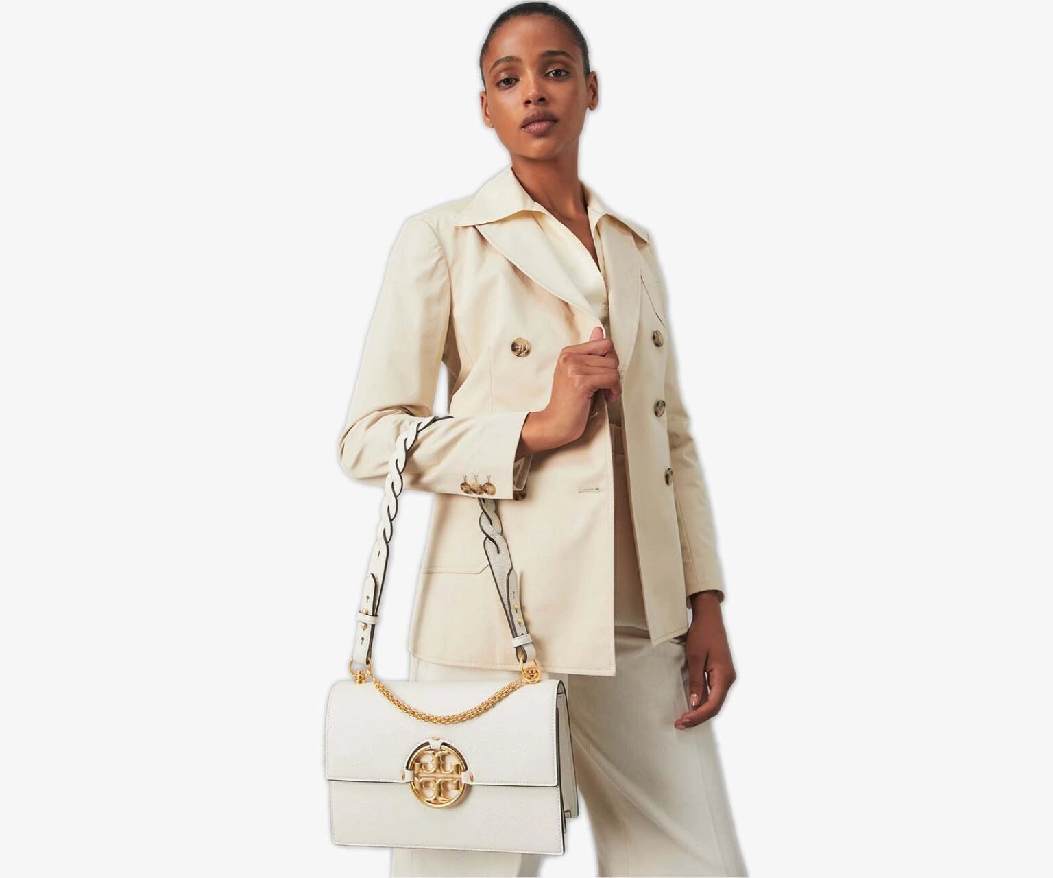 Tory Burch C Miller Shoulder Bag Large