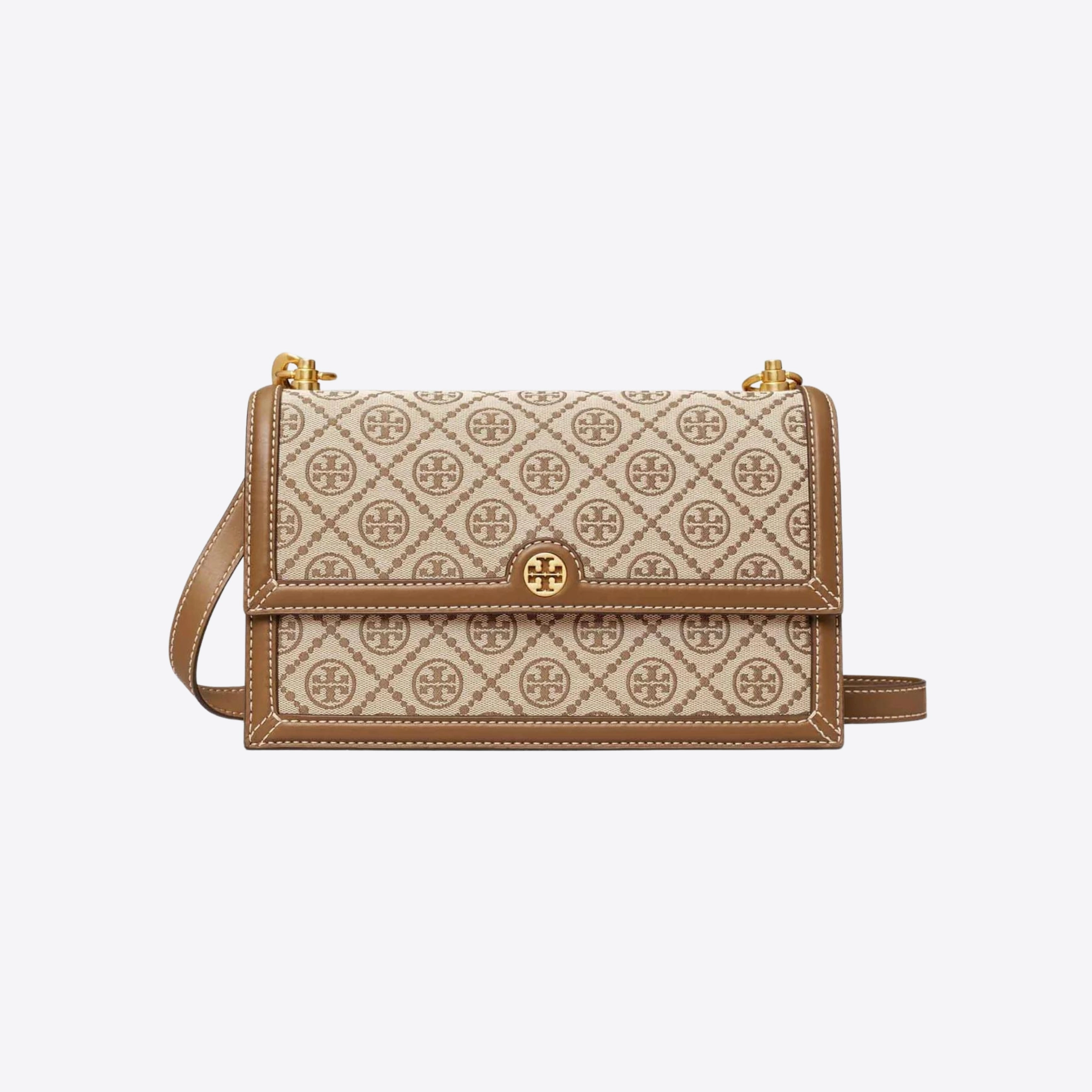Tory Burch C T Monogram Jacquard Shoulder Bag