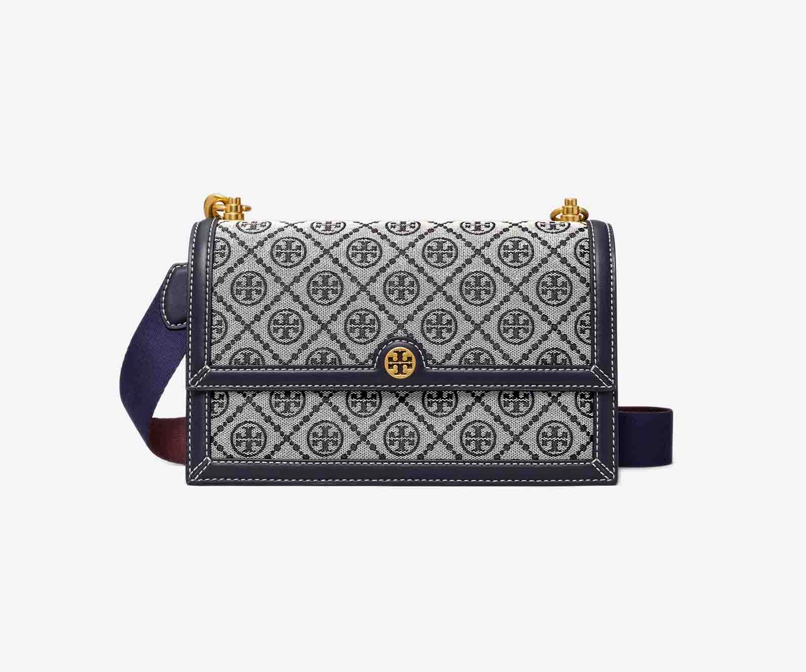 Tory Burch C T Monogram Jacquard Zip