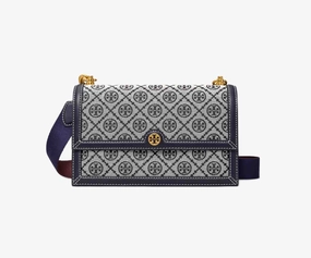 Tory Burch C T Monogram Jacquard Zip