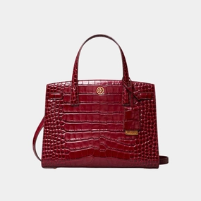 Tory Burch C Walker Embosed Satchel