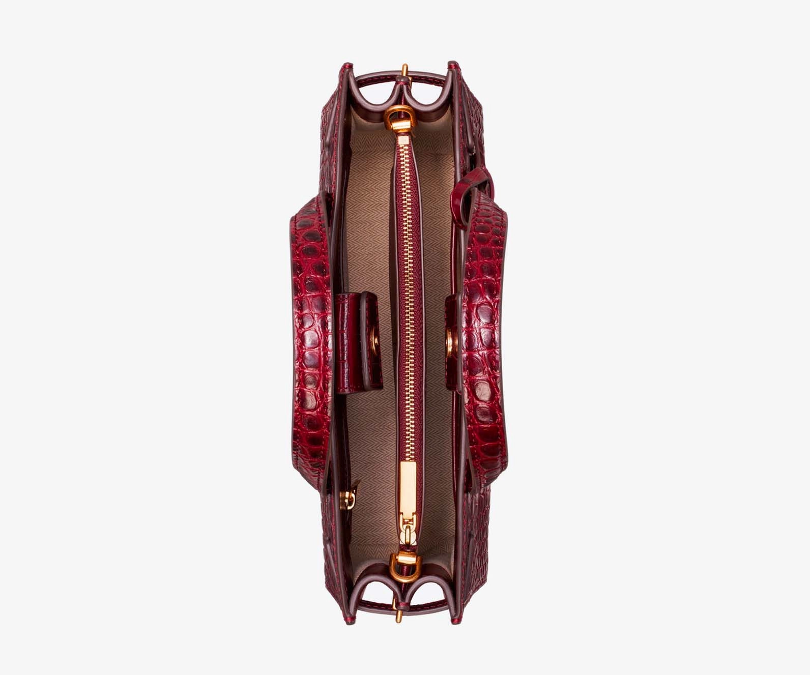 Tory Burch C Walker Embosed Satchel