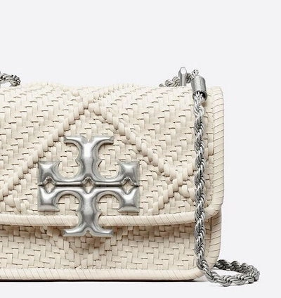 Tory Burch Eleanor Woven Small Convertible Shoulder Bag